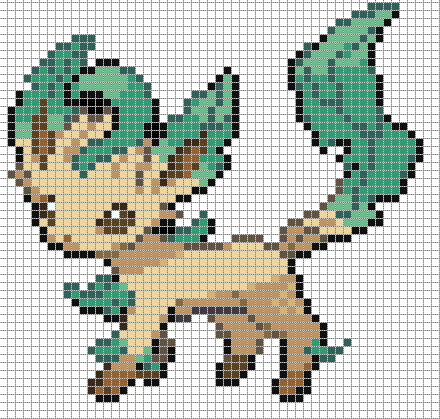 pokemon minecraft pixel art template