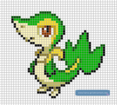 Snivy By Hama Girl On Deviantart Snivy By Hama Girl On Deviantart