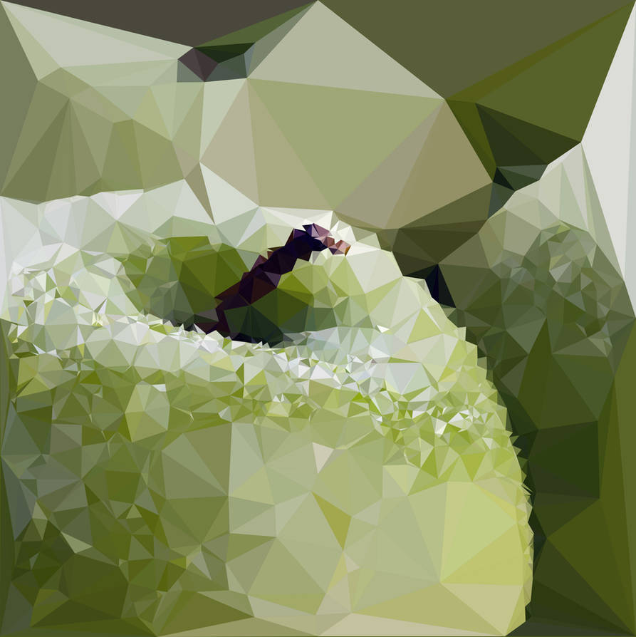 Abstract Art : Fruits : Green Apple by kenkchow