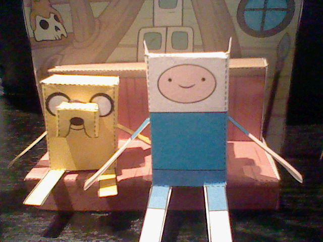 Adventure time cut-outs 2- F+J