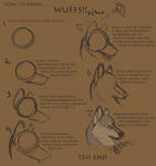 Wolf Head Tutorial by RiverWolf1o413