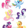 MLP: Friendship is Magic Mane Six