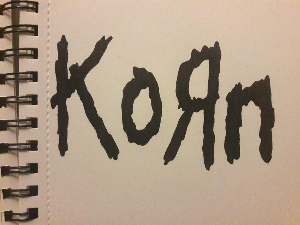 Inktober day 27: korn logo by CommanderSalmon on DeviantArt