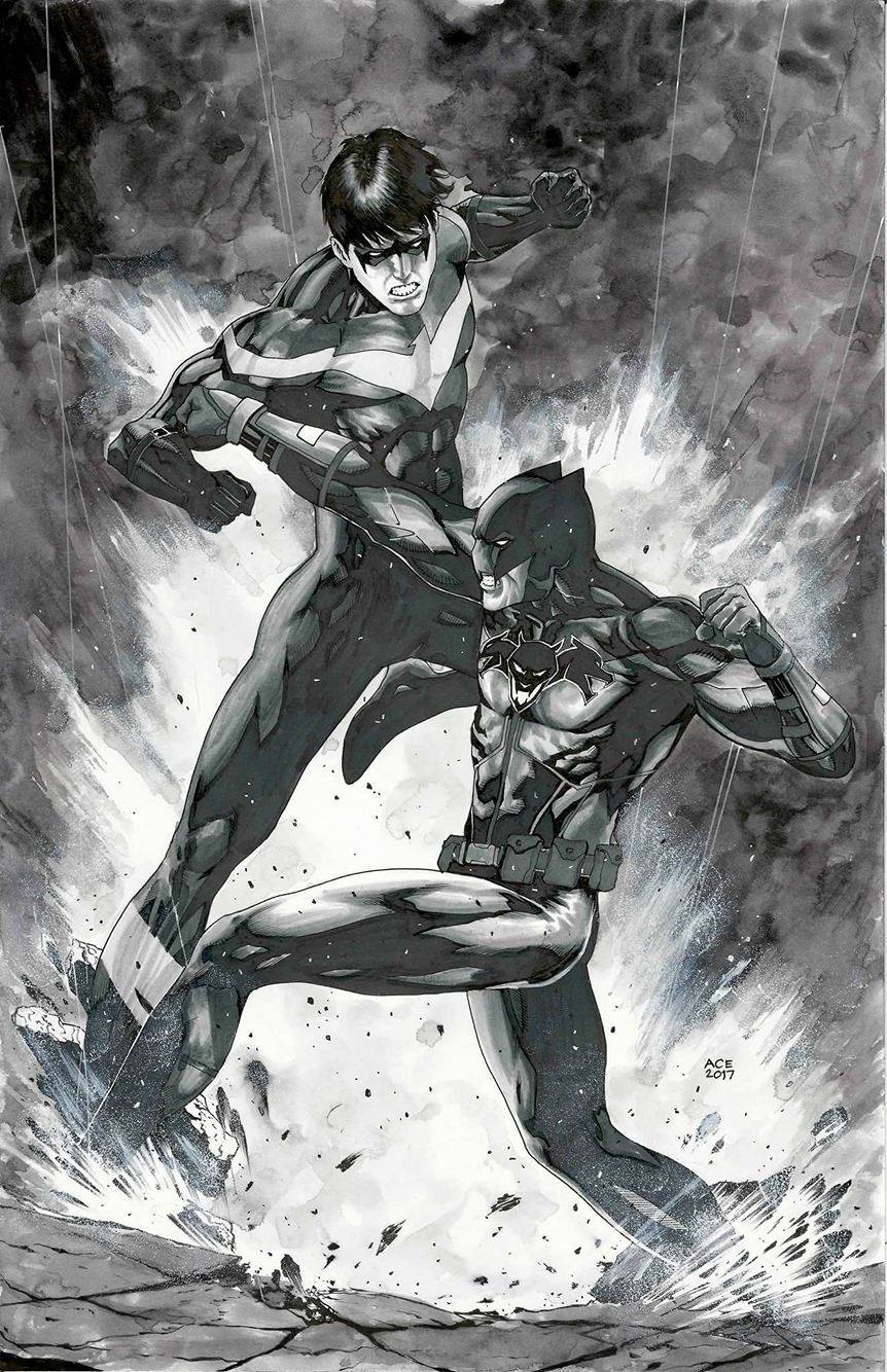 Nightwing vs Cerberus