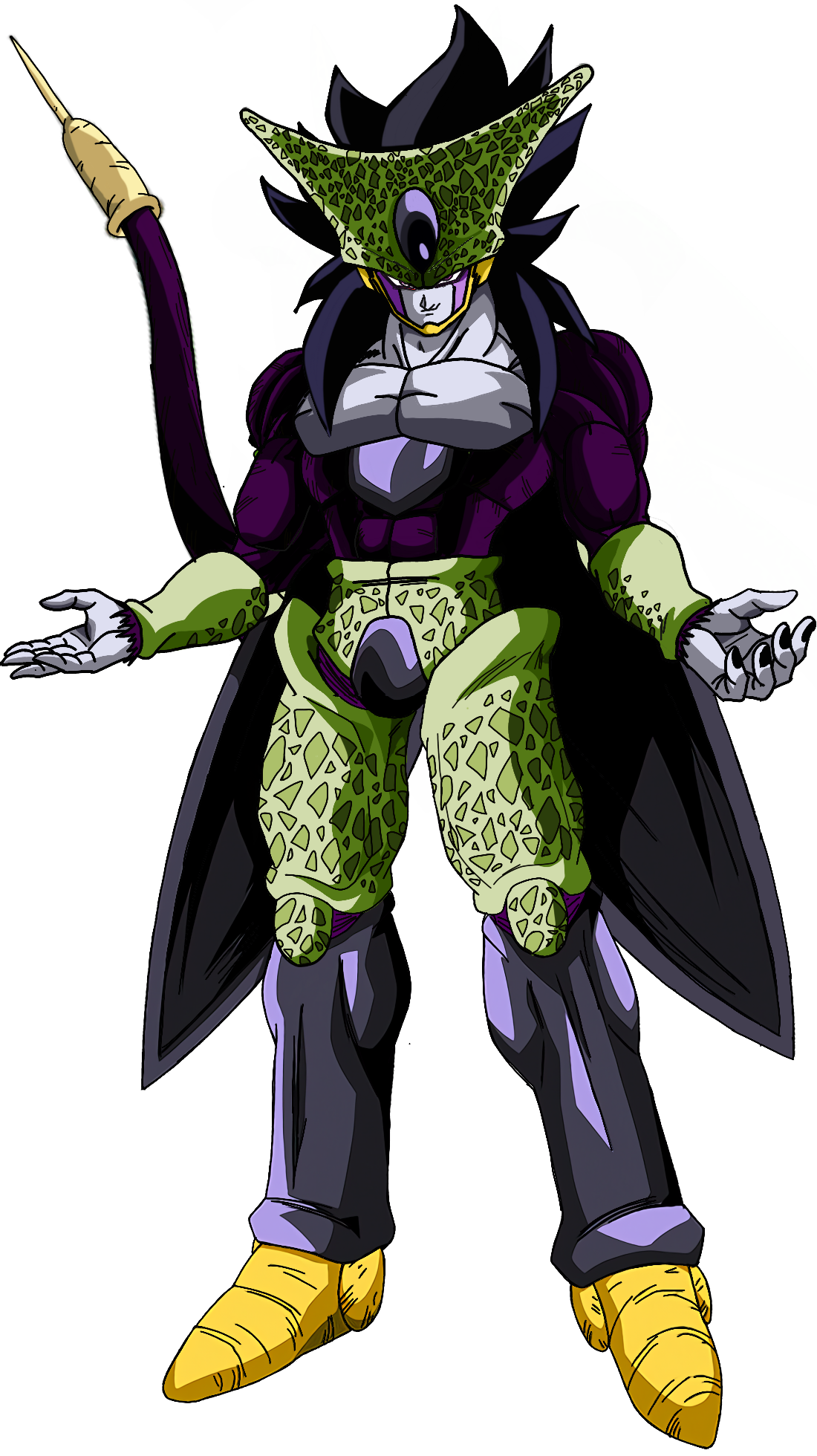 Ssj Perfect Cell Cell ssj4 render by thedesconocido on DeviantArt