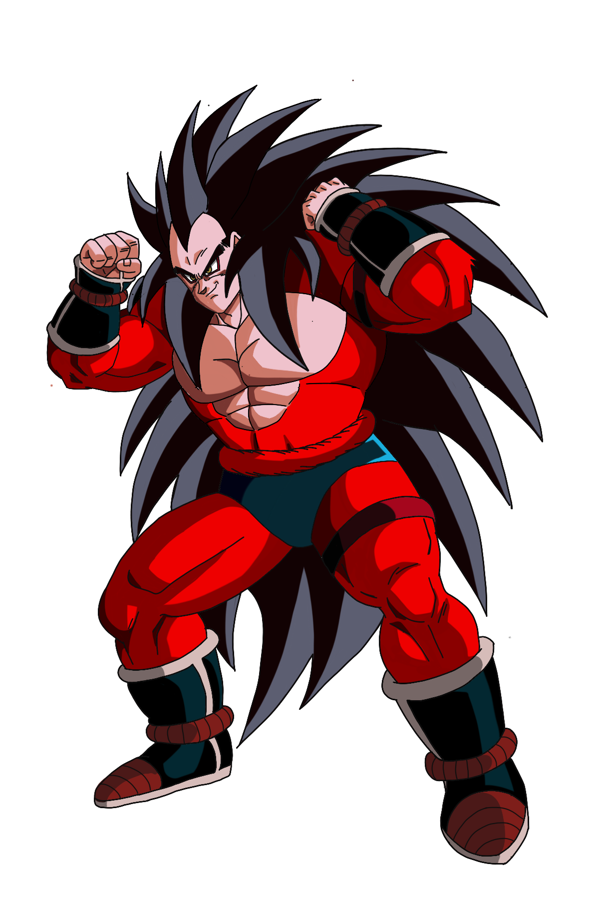 Raditz ssj4 render by thedesconocido on DeviantArt
