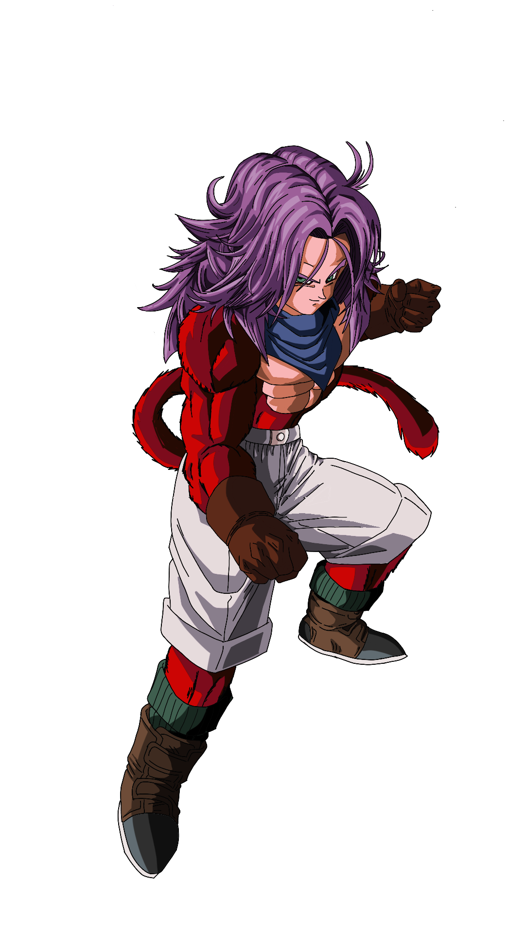 Trunks gt ssj4 render by thedesconocido on DeviantArt