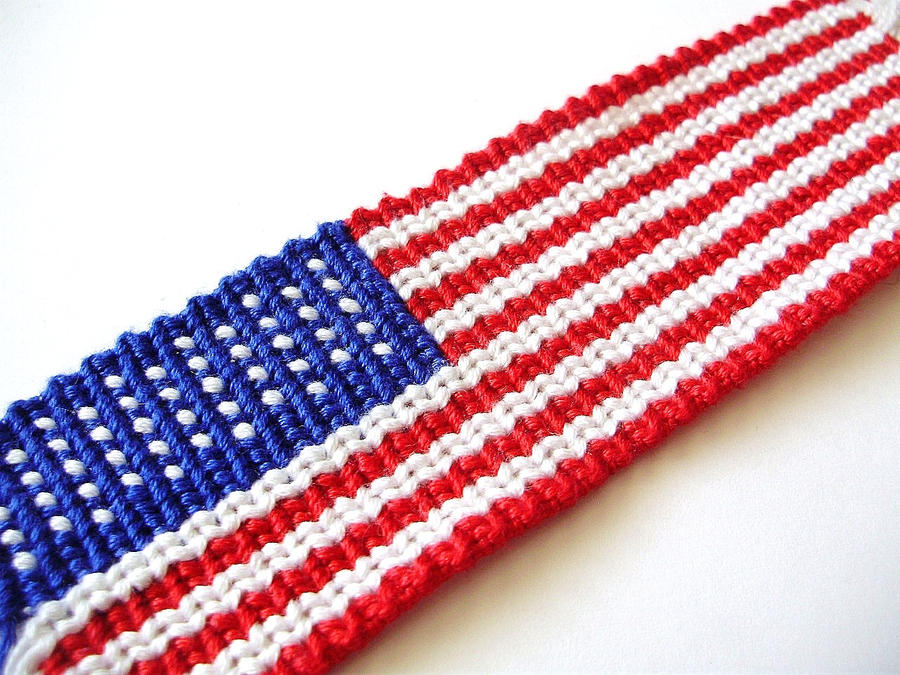 Accurate American Flag Friendship Bracelet