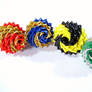 Harry Potter Duct Tape Rose Rings