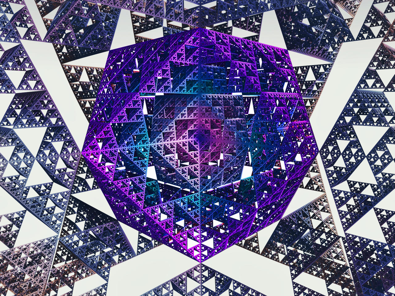 Folded Triangles by Geokatties on DeviantArt