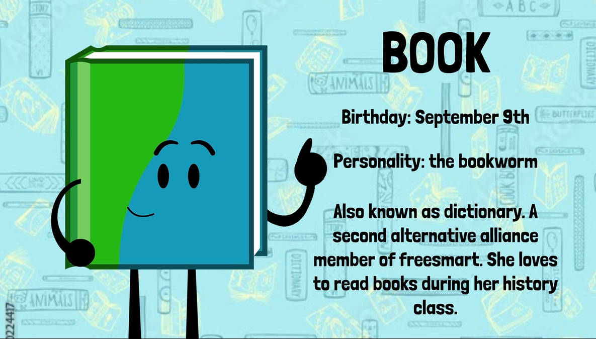 Book's Profile by DTIG2002Art on DeviantArt