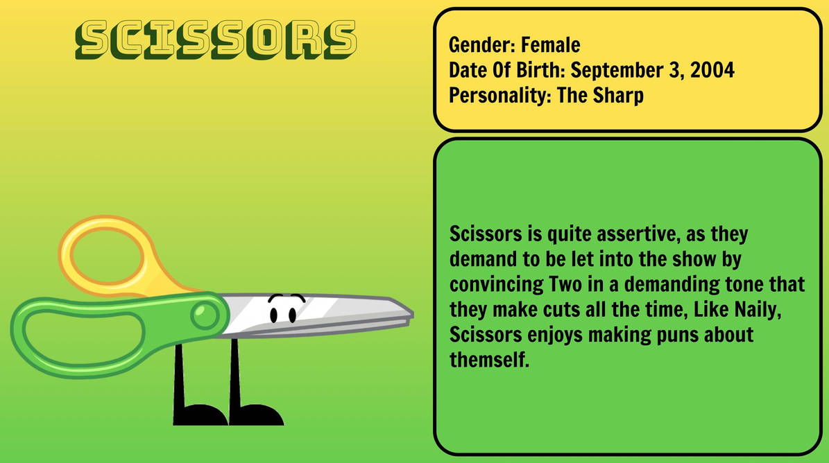 Meet Scissors by DTIG2002Art on DeviantArt