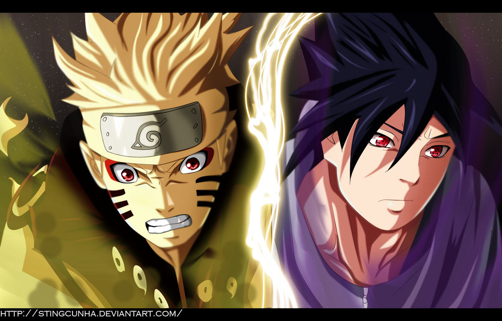 Naruto 694 Sasuke vs Naruto by Stingcunha