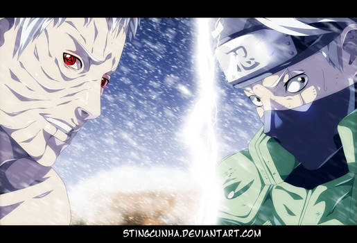 Naruto 686 - Obito and Kakashi