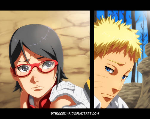 Naruto 700.5 - Sarada and Naruto