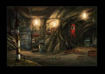 Background design for Game project by TeslaRock