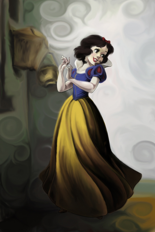 Snow White Coloring Page