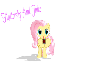 fluttershy and juice