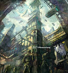 High technology city 'selone' by phoenix-feng