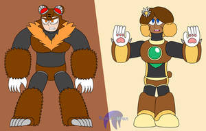 A Bear-ly Mega Man Drawing