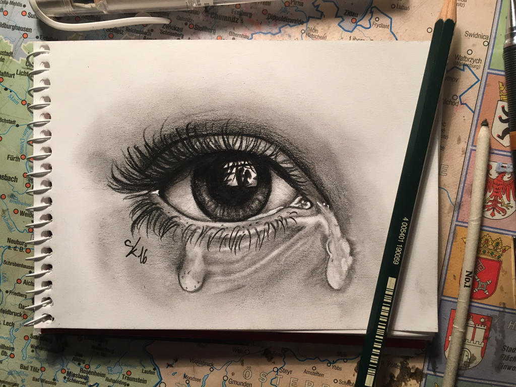 Crying eye 