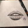 Lips (pencil drawing)