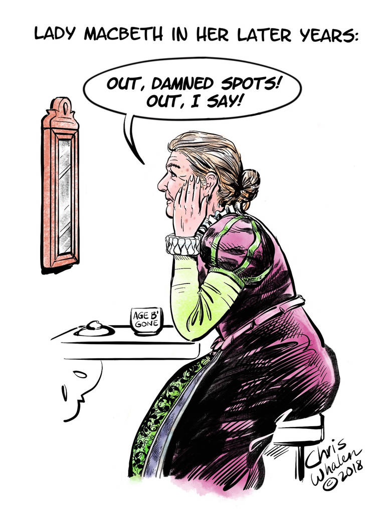Cartoon: Lady Macbeth by ChrisWhalen on DeviantArt