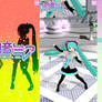 HATSUNE MIKU on MMD 00061 Houi P Style