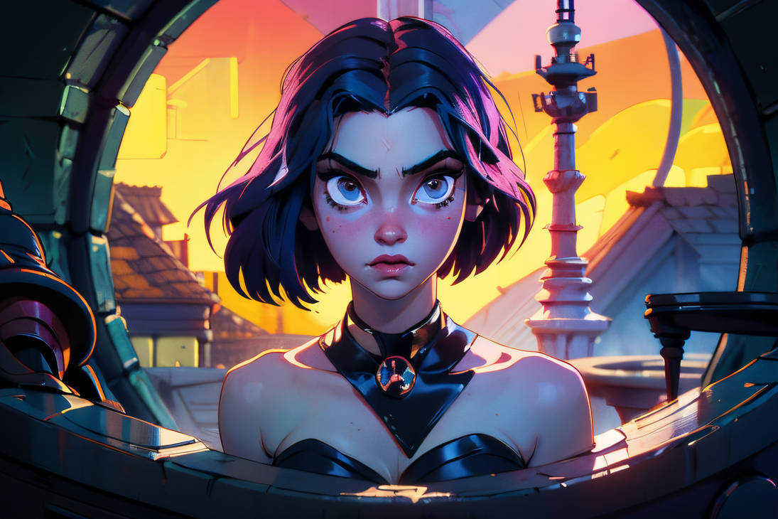 Raven DC Comics Art 3 by elegantaozora on DeviantArt