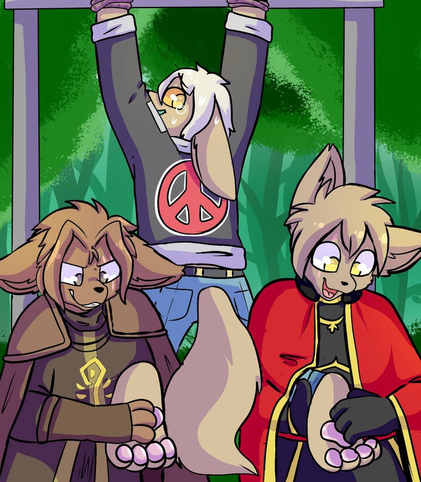 Basitin Samurai Tickling Basitin in the forest 2 by EugeniyBurnt on DeviantArt