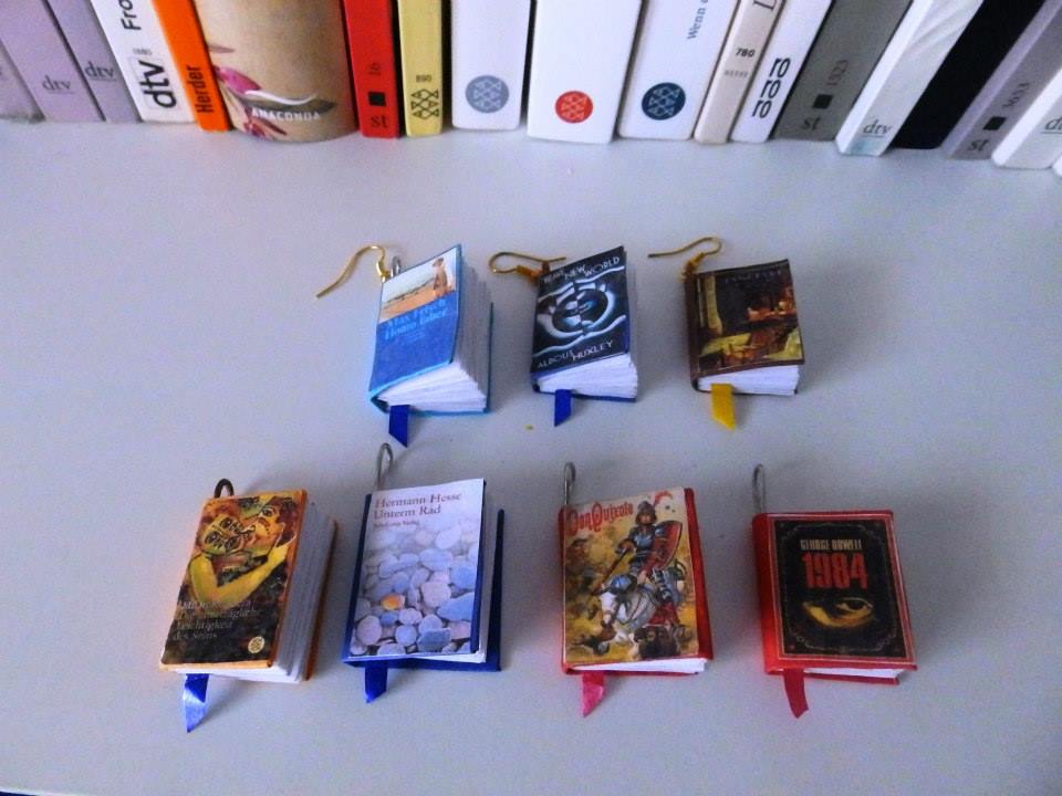 book pendants (: