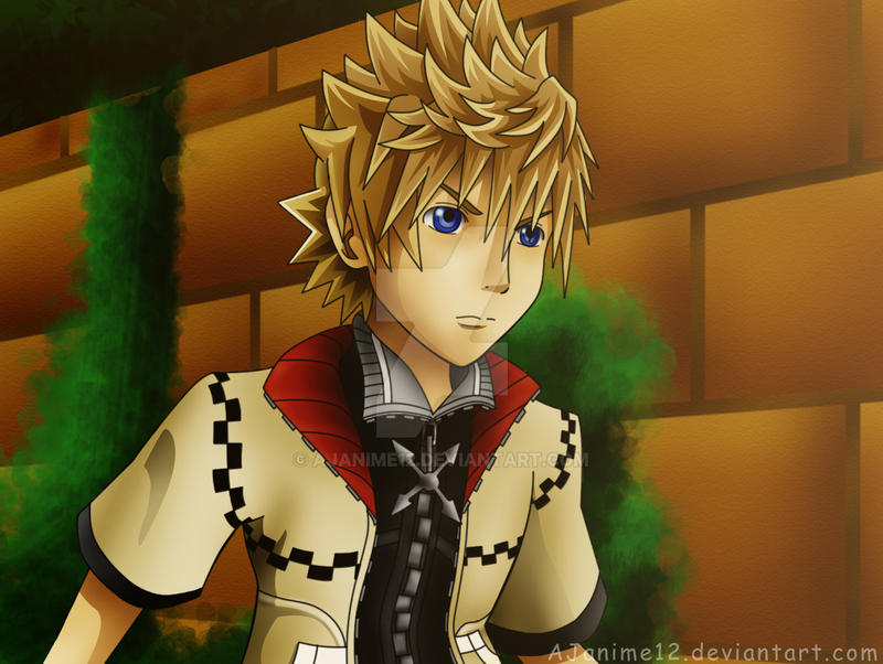 Roxas: Outside the Mansion by AJanime12 on DeviantArt
