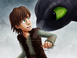 Hiccup and Toothless