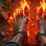 Alien Fire Feet