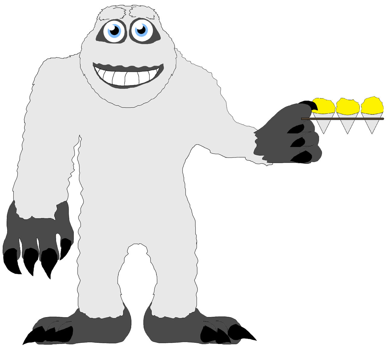 Drawing Of Abominable Snowman By Johnv04 On Deviantart Drawing Of Abominable Snowman By Johnv04 On Deviantart