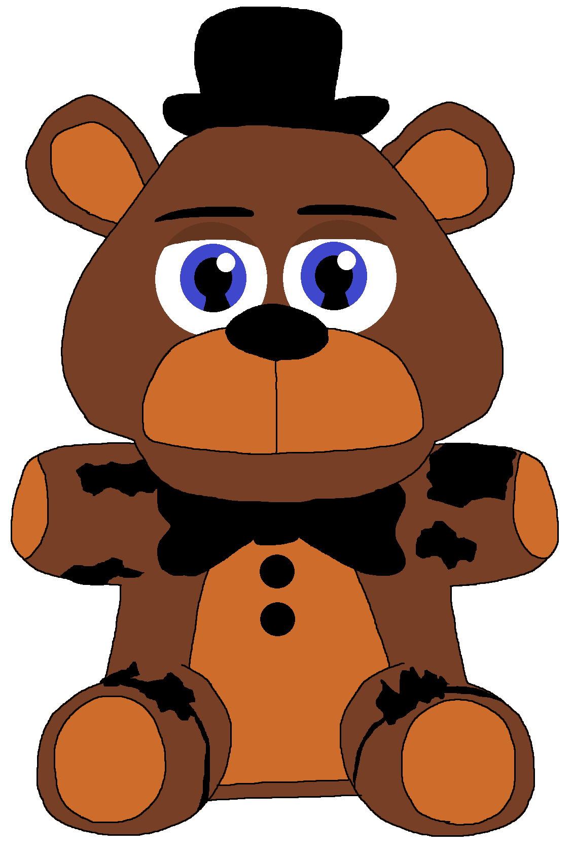 Blank Plush Freddy by MolegulasDetonados on DeviantArt