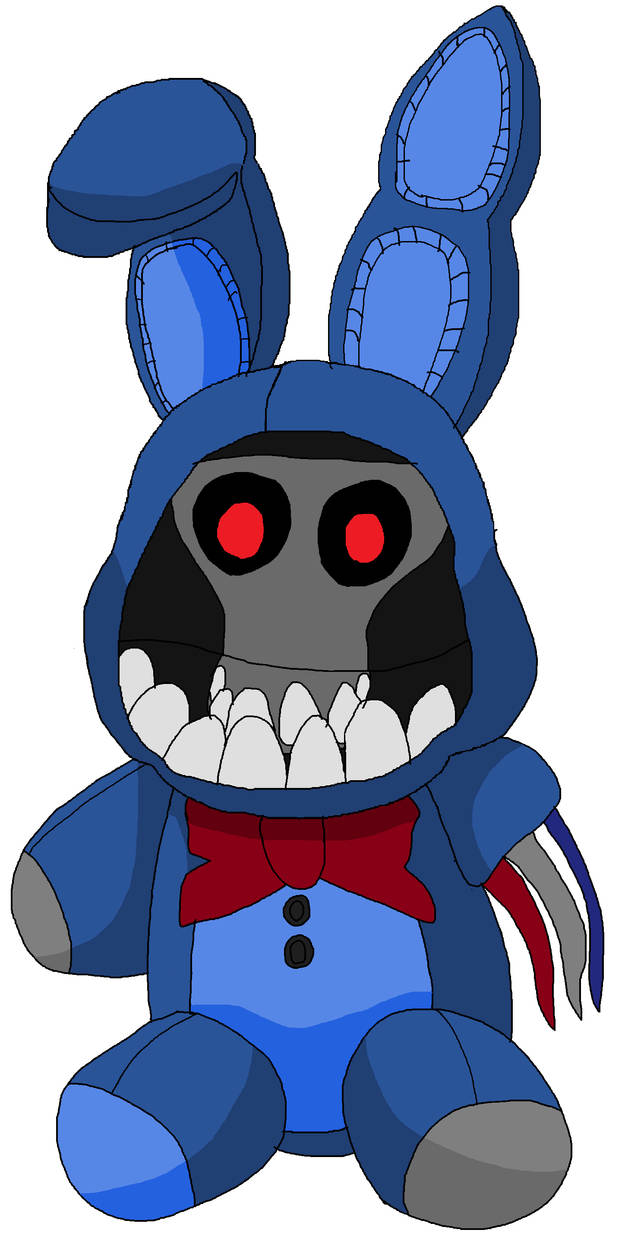 Helped my kid create a Withered Bonnie plush : r/fivenightsatfreddys