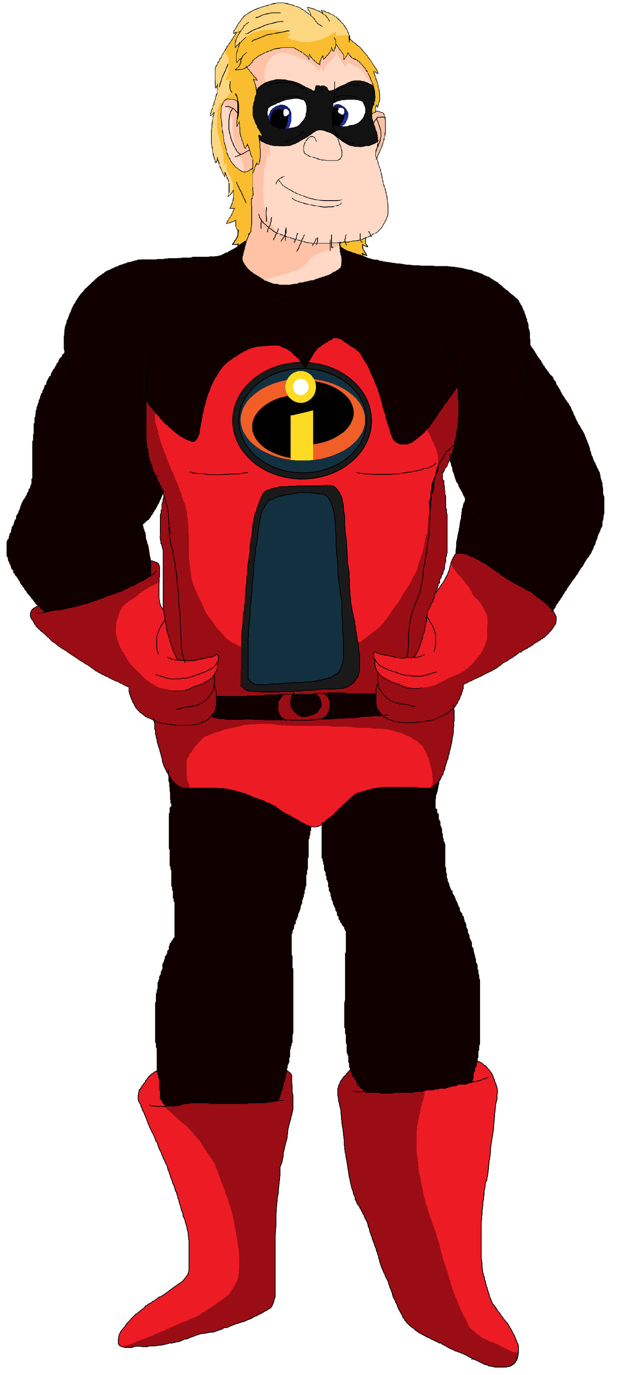 Drawing Of Mr Incredible (My Version) by JohnV2004 on DeviantArt