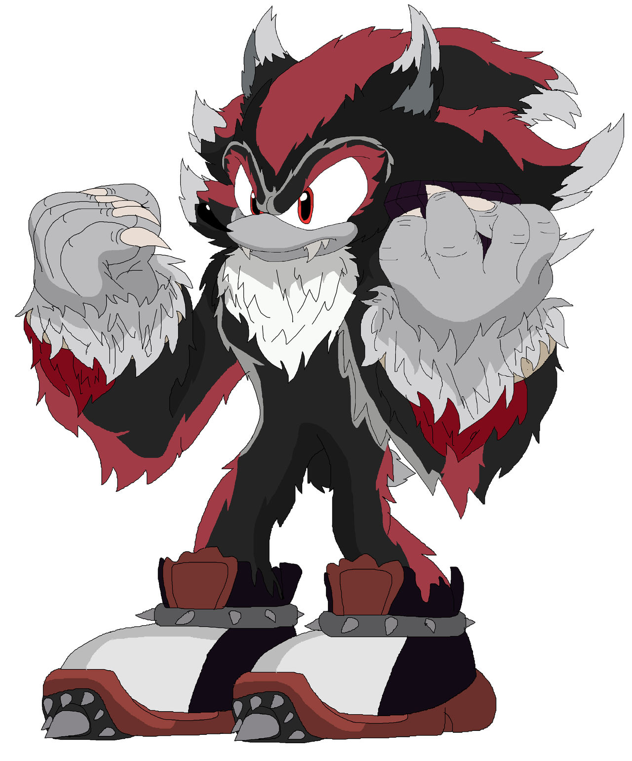 Sonic The Werehog And Shadow The Werehog