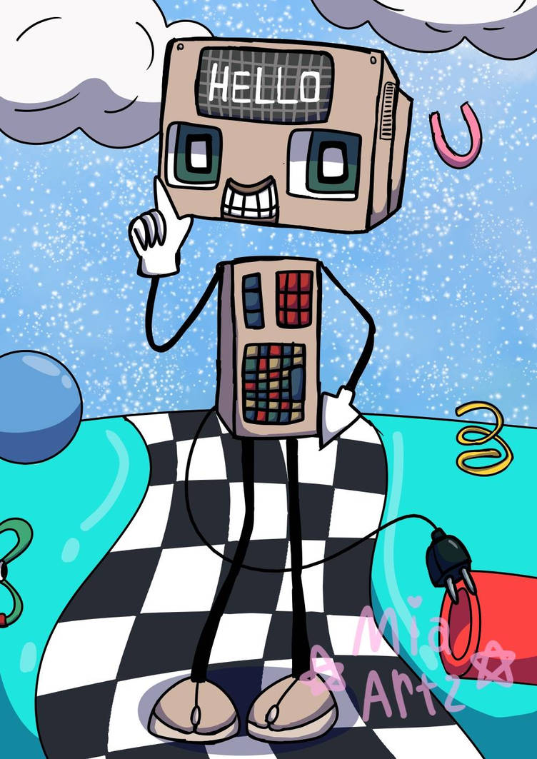 Colin the computer by MiaArtz309 on DeviantArt