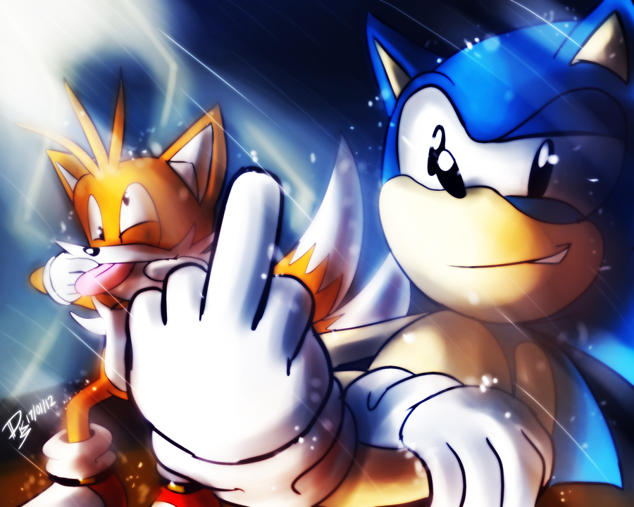 Here's a cute fist bump between Sonic and Classic Tails! :  r/SonicTheHedgehog