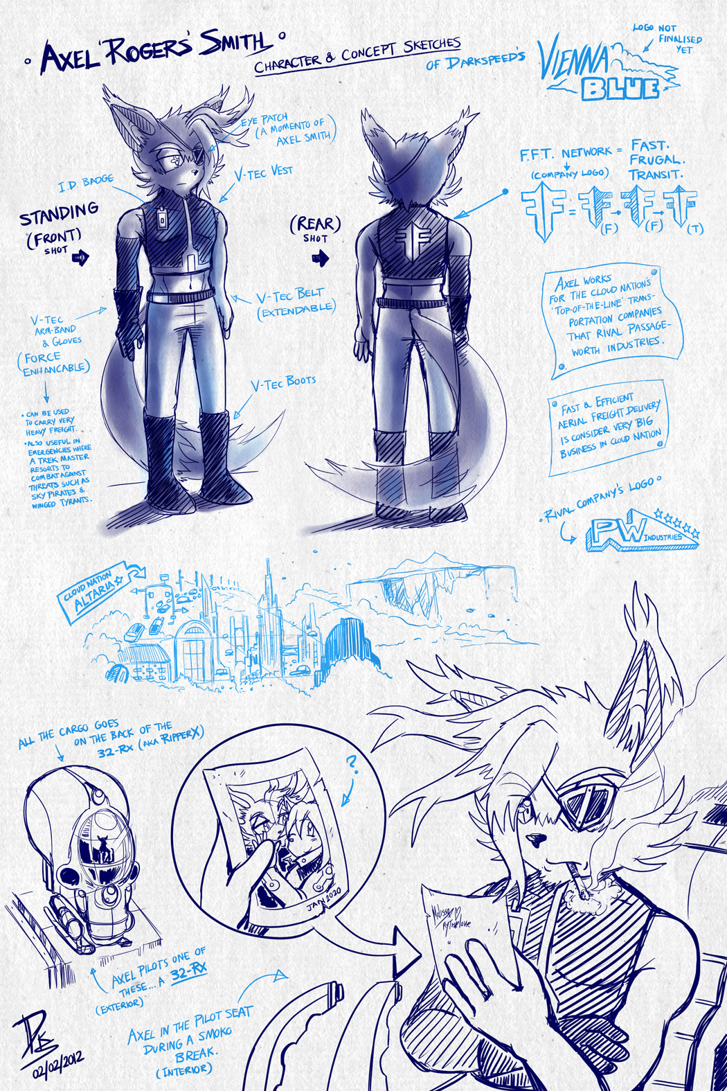 Vienna Blue Concept Sketches 01