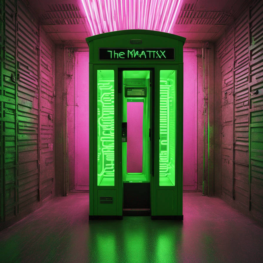 The Matrix Telephone Lorry The matrix phone booth, the matrix has you, knock by CaramelVampire1872 ...