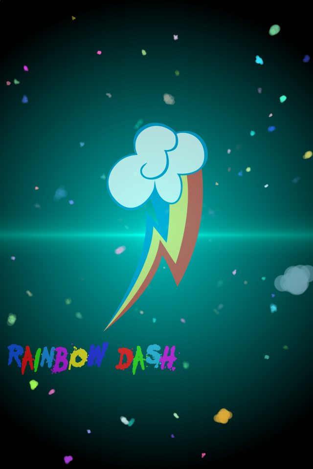 Rainbow Dash iPhone Wallpaper