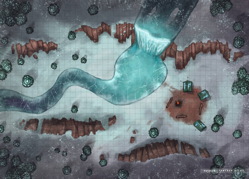 Cold Forge Battle Map Cold by the Fire - DnD Battlemap by fantasy-atlas on DeviantArt