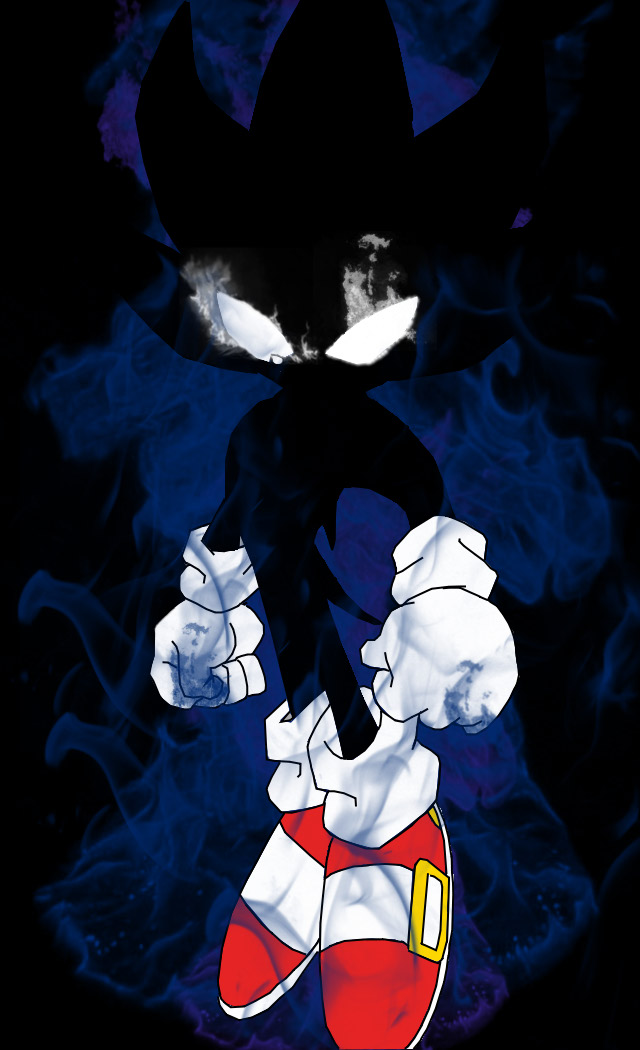 Download Bloody Dark Sonic Art Wallpaper