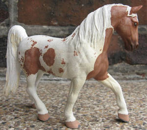 Repaint Schleich Tennessee Walker stallion