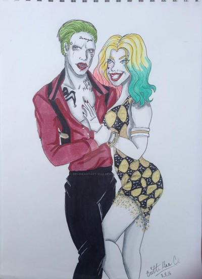 Suicide Squad The Joker And Harley Quinn By Bri Iheartart