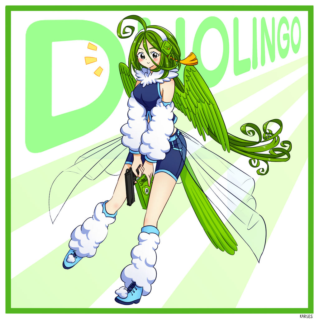 Duolingo Chan by Karses on DeviantArt