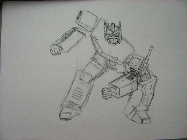 Optimus Prime Sketch